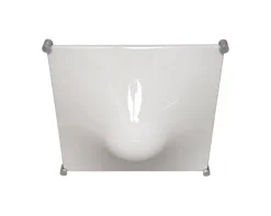 Best Pamono Bolla Lamp in White Acrylic Glass by Elio Martinelli for Martinelli Luce, Italy, 1960s