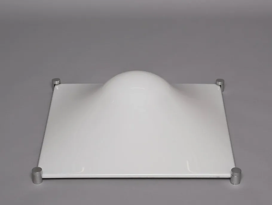 Best Pamono Bolla Lamp in White Acrylic Glass by Elio Martinelli for Martinelli Luce, Italy, 1960s