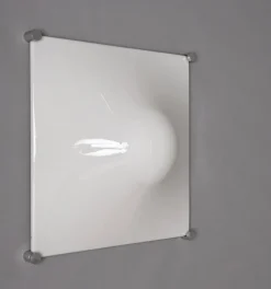 Best Pamono Bolla Lamp in White Acrylic Glass by Elio Martinelli for Martinelli Luce, Italy, 1960s