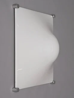 Best Pamono Bolla Lamp in White Acrylic Glass by Elio Martinelli for Martinelli Luce, Italy, 1960s