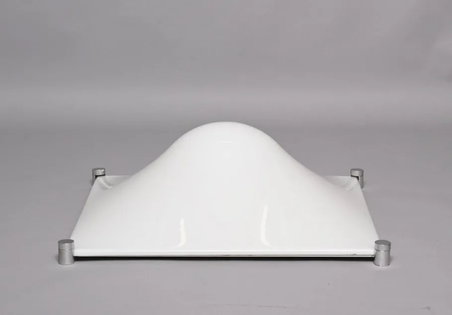 Best Pamono Bolla Lamp in White Acrylic Glass by Elio Martinelli for Martinelli Luce, Italy, 1960s