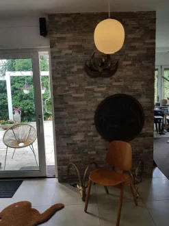 Best Pamono Bologna Pendant Lamp by Aloys Gangkofner for Peill & Putzler, 1950s