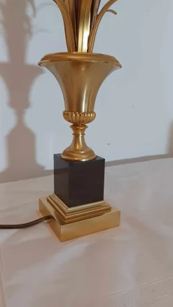 Clearance Pamono Boulanger Palm Pineapple Lamp from Maison Charles, 1960s