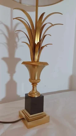 Clearance Pamono Boulanger Palm Pineapple Lamp from Maison Charles, 1960s