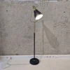 Sale Pamono Brass & Black Lacquered Sheet Metal Lamp
