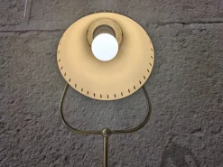 Sale Pamono Brass & Black Lacquered Sheet Metal Lamp