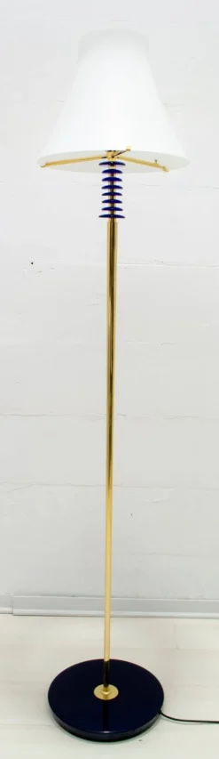 Online Pamono Brass & Murano Glass Auras Floor Lamp from Auras, 1989