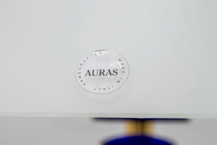 Online Pamono Brass & Murano Glass Auras Floor Lamp from Auras, 1989