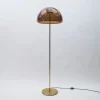Best Pamono Brass and Acrylic Glass Floor Lamp, 1970s