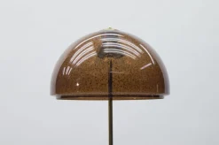 Best Pamono Brass and Acrylic Glass Floor Lamp, 1970s