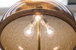 Best Pamono Brass and Acrylic Glass Floor Lamp, 1970s