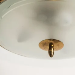 Clearance Pamono Brass and Crystal Pendant Lamp attributed to Pietro Chiesa for Fontana Arte, 1940s