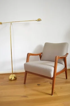 Sale Pamono Brass Balance Reading Light from Sölken, 1980s