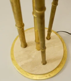 Sale Pamono Brass Bamboo Floor Lamp