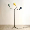 Outlet Pamono Brass Floor Lamp attributed to Giuseppe Ostuni for Tre Lumi, 1950s
