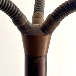 Outlet Pamono Brass Floor Lamp attributed to Giuseppe Ostuni for Tre Lumi, 1950s