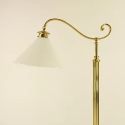 Outlet Pamono Brass Floor Lamp, France, 1930s