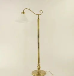 Outlet Pamono Brass Floor Lamp, France, 1930s