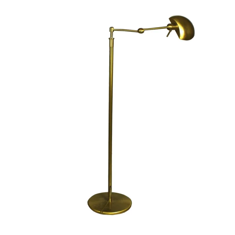 New Pamono Brass Floor Lamp from Holtkötter Leuchten, 1980s