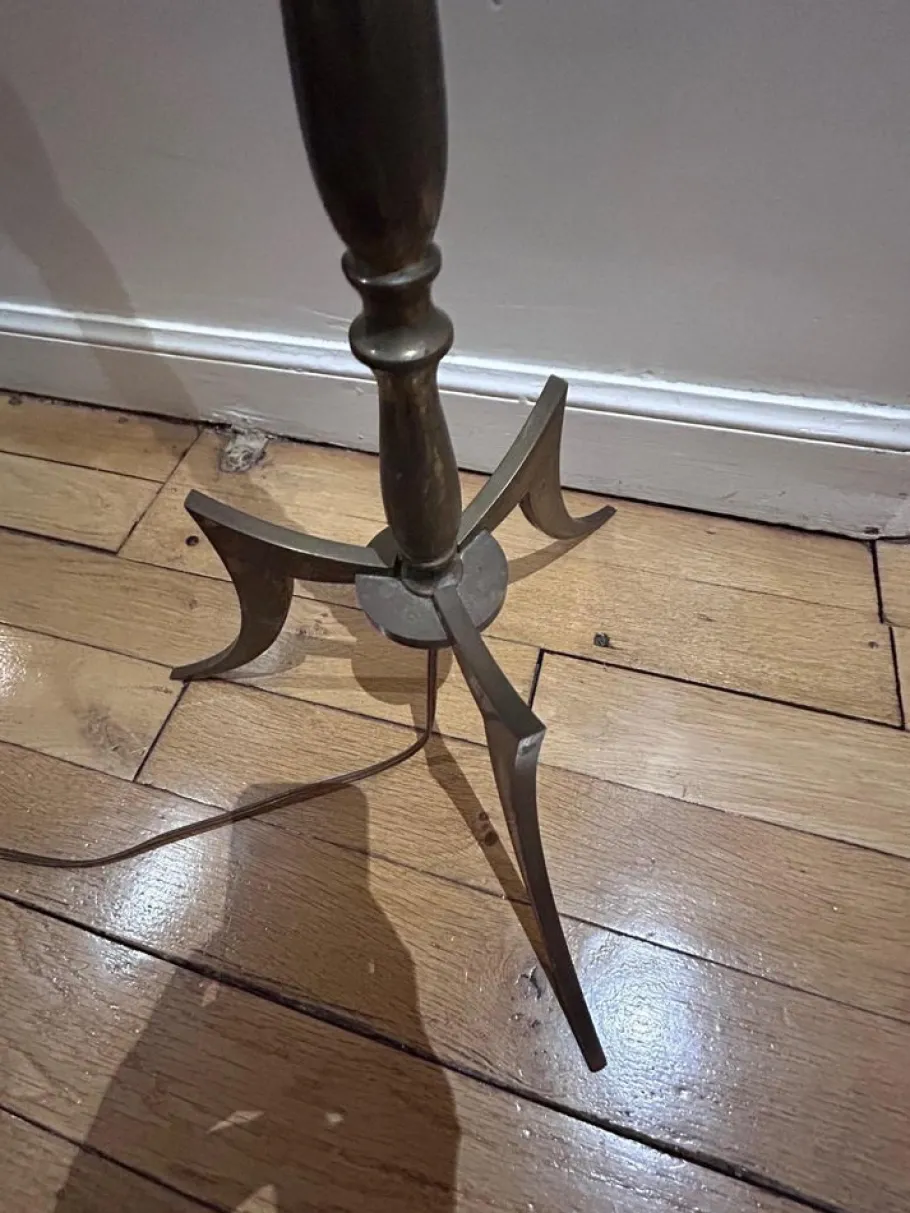 New Pamono Brass Floor Lamp from Maison Jansen, 1950s