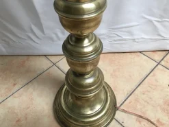 New Pamono Brass Floor Lamp, 1930s