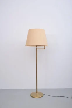 Sale Pamono Brass Floor Lamp with Swivel Arm, Germany