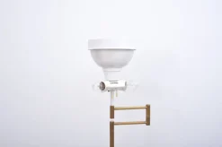 Sale Pamono Brass Floor Lamp with Swivel Arm, Germany