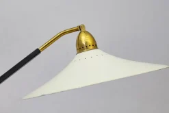 Discount Pamono Brass Ground Lamp, Italy, 1950s
