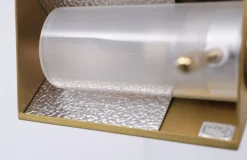 Pamono Brass Halogen Floor Lamp from Höltkotter, Germany, 1970s