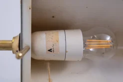 Discount Pamono Brass Library Adjustable Floor Lamp, Germany, 1970s