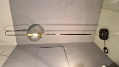 Online Pamono Brass Model Balloon LTE10 Floor Lamp with Beige Base by Luigi Caccia Dominioni for Azucena, 1990s