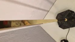 Online Pamono Brass Model Balloon LTE10 Floor Lamp with Beige Base by Luigi Caccia Dominioni for Azucena, 1990s