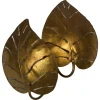 Discount Pamono Brass Monstrera Double Leaf Wall Lamp attributed to Maison Jansen, France, 1960s