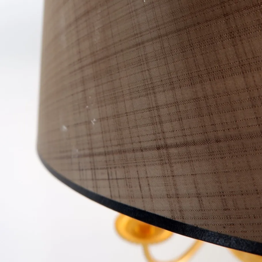 Pamono Brass Pineapple Floor Lamp from Maison Charles, 1970