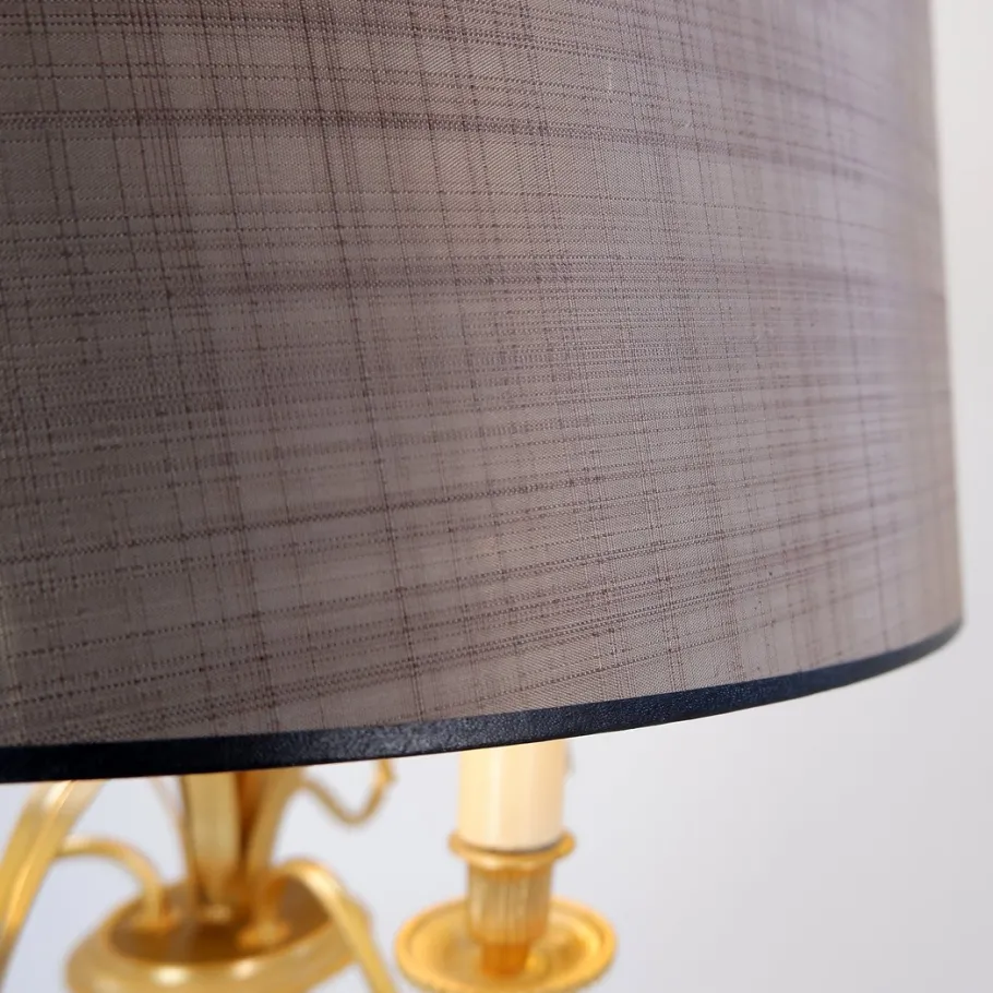 Pamono Brass Pineapple Floor Lamp from Maison Charles, 1970