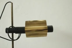 Sale Pamono Brass Raised Earth Lampshade, 1960s