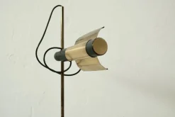 Sale Pamono Brass Raised Earth Lampshade, 1960s