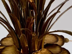 Outlet Pamono Brass Reeds Water Lilies Floor Lamps by Maison Jansen, 1970s, Set of 2