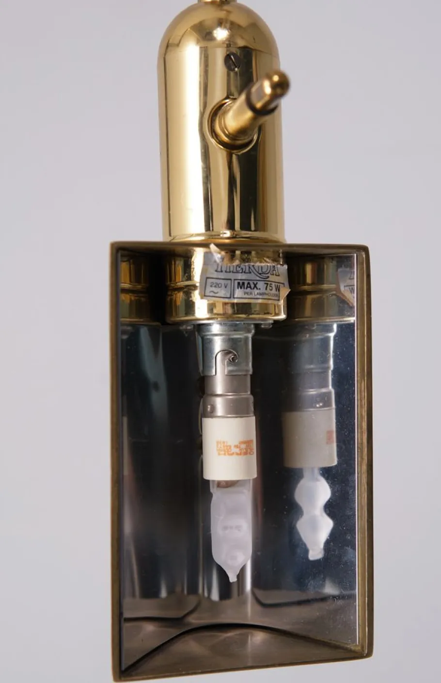 New Pamono Brass Swing Arm Floor Lamp from Herda, 1980s