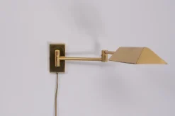 Best Pamono Brass Swing Arm Wall Lamp, Germany, 1978