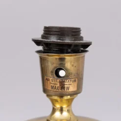 Clearance Pamono Brass Table Lamps from Tranås Stilarmatur, Sweden, 1960s, Set of 2