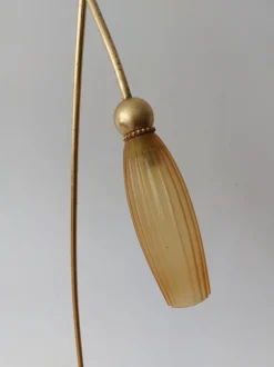 Online Pamono Brass Tulip Floor Lamps by Sergio Terrain, Italy, 1970s, Set of 2