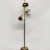 New Pamono Brass-Plated Adjustable 3-Spot Floor Lamp attributed to Underwriters Laboratories, 1980s