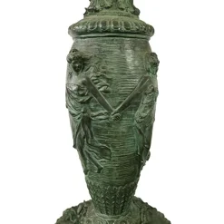 Outlet Pamono Bronze Lamps on Marble Base, 1980s, Set of 2