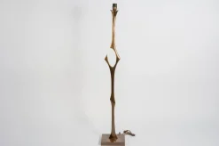 New Pamono Bronze Sculptural Floor Lamp by Willy Daro, 1970s
