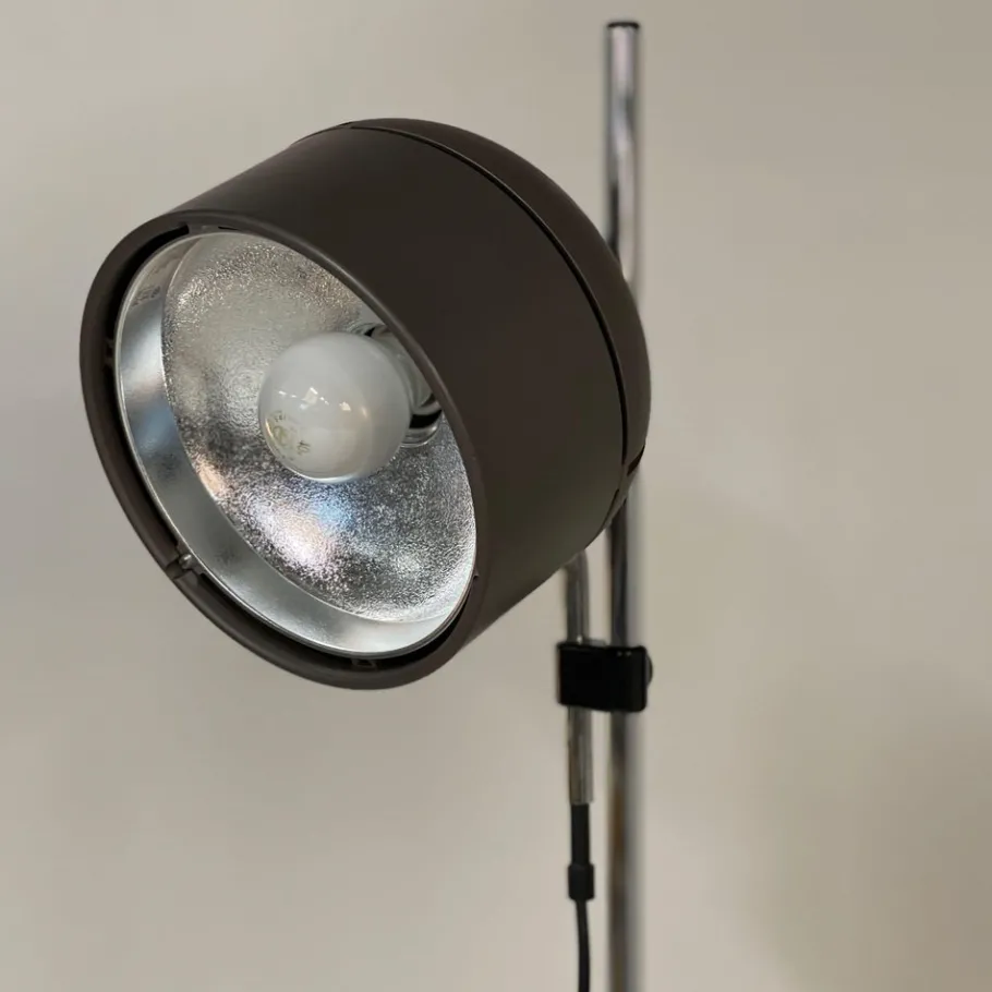 Best Pamono Brown Floor Lamp by Arnold Berges for Staff Leuchten, 1970s