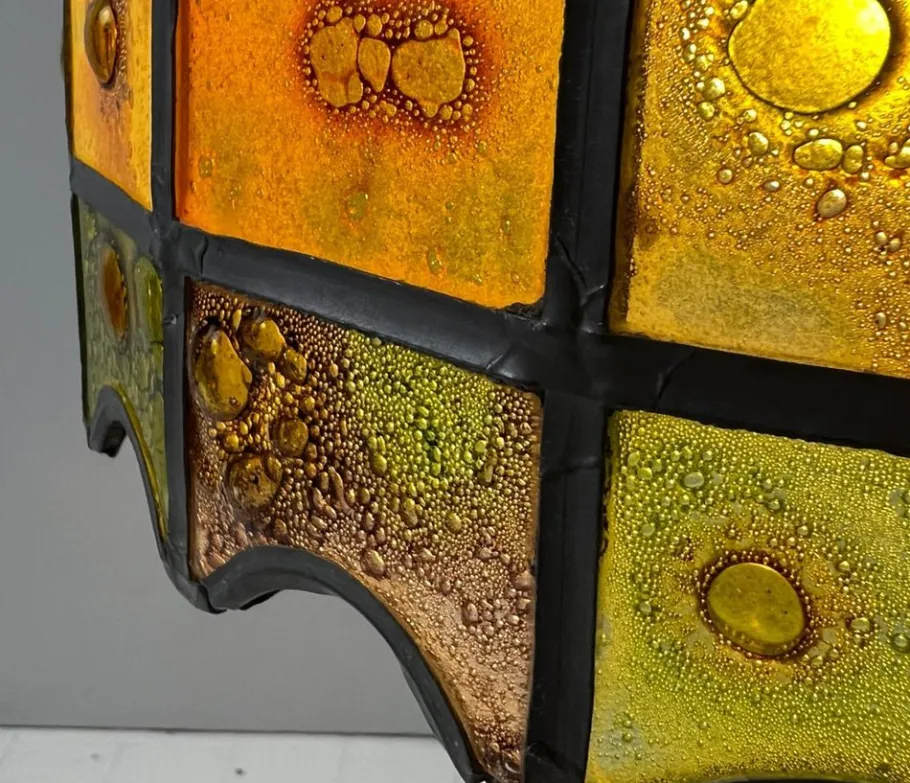 Clearance Pamono Brutalist Ceiling Lamp by Felipe Delfinger for Feders, 1970s