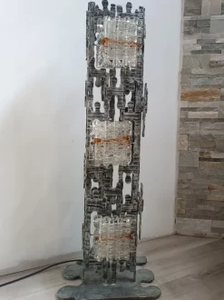 Best Pamono Brutalist Floor Lamp attributed to Albano Poli for Poliarte, 1970s