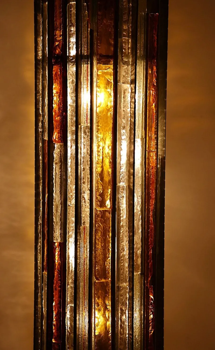 Outlet Pamono Brutalist Floor Lamp by Albano Poli, 1970s