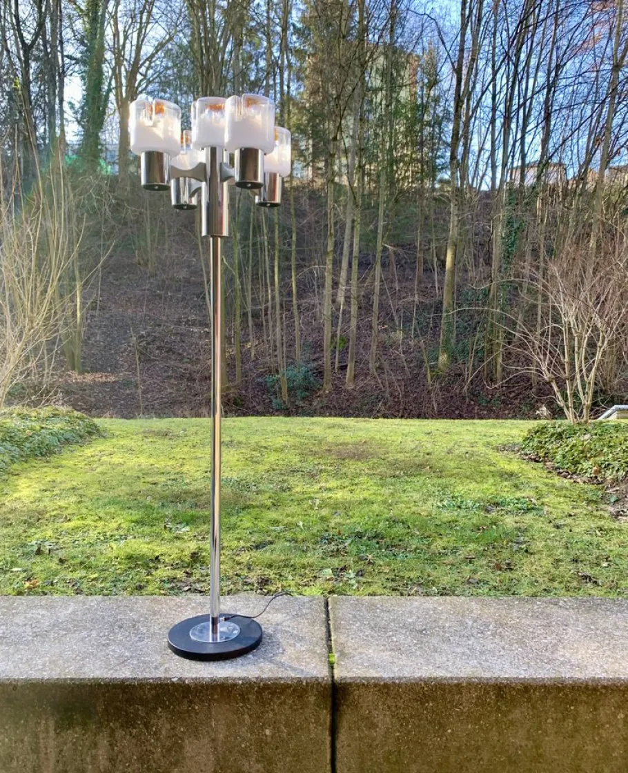 Online Pamono Brutalist Floor Lamp by Gaetano Sciolari for Nason Mazzega, 1960s